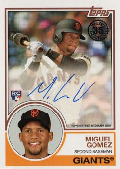 2018 Topps - 1983 Topps Baseball 35th Anniversary Autographs (Series Two) #83A-MO Miguel Gomez Front