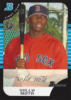 2005 Bowman - 1st Edition #314 Willy Mota Front