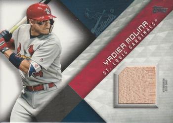 2018 Topps - Major League Material Relics (Series 2) #MLM-YM Yadier Molina Front