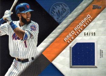 2018 Topps - Major League Material Relics Black (Series 2) #MLM-AR Amed Rosario Front