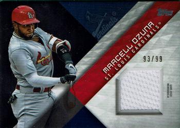 2018 Topps - Major League Material Relics Black (Series 2) #MLM-MO Marcell Ozuna Front