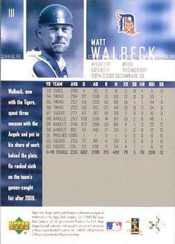 2004 Upper Deck - High Gloss #111 Matt Walbeck Back