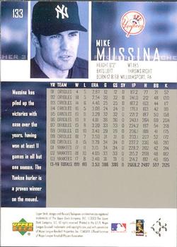 2004 Upper Deck - High Gloss #133 Mike Mussina Back