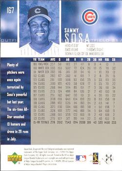 2004 Upper Deck - High Gloss #167 Sammy Sosa Back