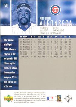 2004 Upper Deck - High Gloss #170 Antonio Alfonseca Back