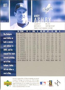 2004 Upper Deck - High Gloss #187 Andy Ashby Back