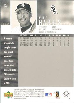 2004 Upper Deck - High Gloss #320 Willie Harris Back