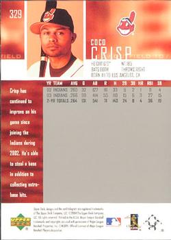 2004 Upper Deck - High Gloss #329 Coco Crisp Back