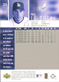 2004 Upper Deck - High Gloss #374 Paul Lo Duca Back