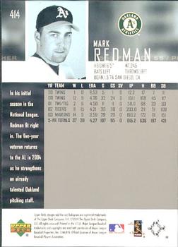 2004 Upper Deck - High Gloss #414 Mark Redman Back