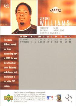 2004 Upper Deck - High Gloss #439 Jerome Williams Back