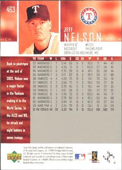 2004 Upper Deck - High Gloss #463 Jeff Nelson Back