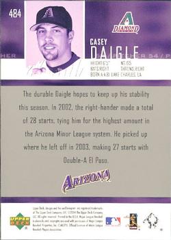 2004 Upper Deck - High Gloss #484 Casey Daigle Back