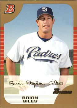 2005 Bowman - Gold #19 Brian Giles Front