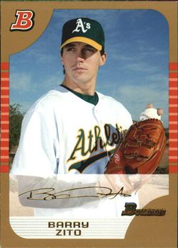 2005 Bowman - Gold #26 Barry Zito Front