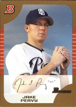 2005 Bowman - Gold #34 Jake Peavy Front