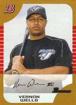 2005 Bowman - Gold #63 Vernon Wells Front