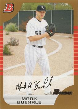 2005 Bowman - Gold #77 Mark Buehrle Front