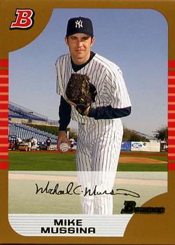 2005 Bowman - Gold #87 Mike Mussina Front