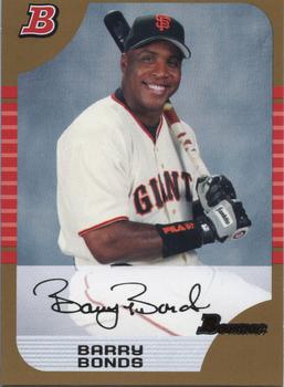 2005 Bowman - Gold #100 Barry Bonds Front