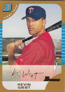 2005 Bowman - Gold #175 Kevin West Front