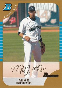 2005 Bowman - Gold #195 Mike Morse Front