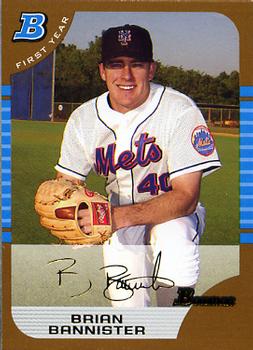 2005 Bowman - Gold #225 Brian Bannister Front