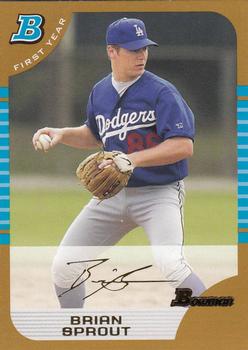 2005 Bowman - Gold #259 Brian Sprout Front