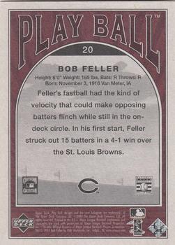 2004 Upper Deck Play Ball #20 Bob Feller Back