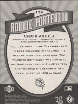 2004 Upper Deck Play Ball #139 Chris Aguila Back