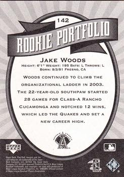 2004 Upper Deck Play Ball #142 Jake Woods Back