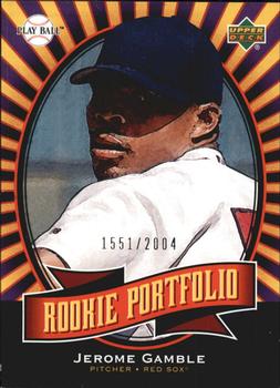 2004 Upper Deck Play Ball #145 Jerome Gamble Front