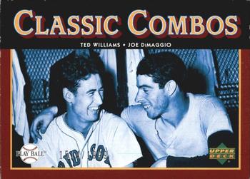 2004 Upper Deck Play Ball #177 Joe DiMaggio / Ted Williams Front
