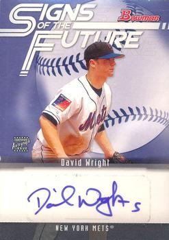 2005 Bowman - Signs of the Future #SOF-DW David Wright Front