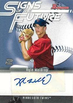 2005 Bowman - Signs of the Future #SOF-KW Kyle Waldrop Front