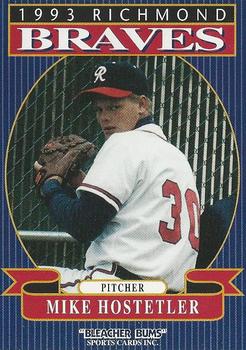 1993 Bleacher Bums Richmond Braves #7 Mike Hostetler Front