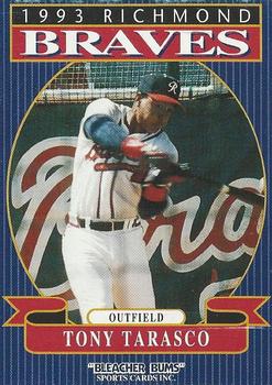 1993 Bleacher Bums Richmond Braves #12 Tony Tarasco Front