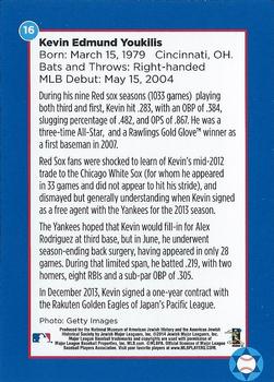 2014 Jewish Major Leaguers Update Edition #16 Kevin Youkilis Back