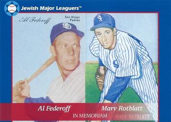 2014 Jewish Major Leaguers Update Edition #34 Al Federoff / Marv Rotblatt Front