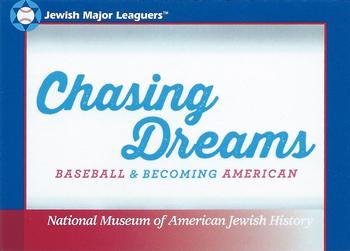 2014 Jewish Major Leaguers Update Edition #40 National Museum of American Jewish History Front