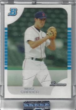 2005 Bowman - White #328 Mike Garber Front