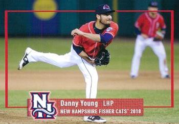 2018 Grandstand New Hampshire Fisher Cats #NNO Danny Young Front