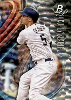 2018 Bowman Platinum - Ice #42 Corey Seager Front