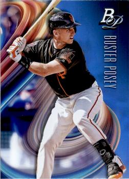 2018 Bowman Platinum - Sky Blue #68 Buster Posey Front