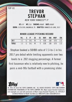 2018 Bowman Platinum - Top Prospects #TOP-81 Trevor Stephan Back