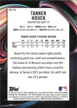 2018 Bowman Platinum - Top Prospects Ice #TOP-90 Tanner Houck Back