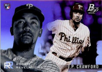 2018 Bowman Platinum - Rookie Revelations Purple #RR-8 J.P. Crawford Front