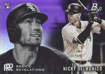 2018 Bowman Platinum - Rookie Revelations Purple #RR-12 Nicky Delmonico Front