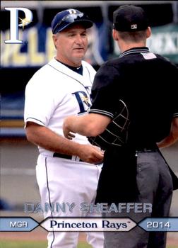 2014 Grandstand Princeton Rays #NNO Danny Sheaffer Front