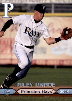 2014 Grandstand Princeton Rays #NNO Riley Unroe Front